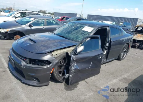 2019 Dodge Charger R/T Rwd из США, поврежденный, VIN 2C3CDXCTXKH630305